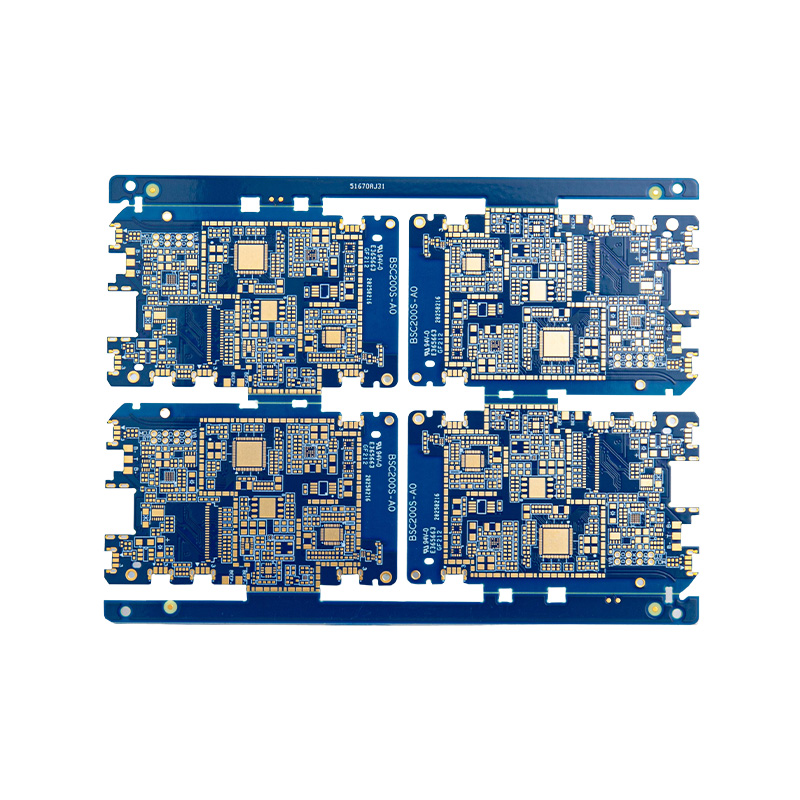 양면 블루 골드 도금 PCB